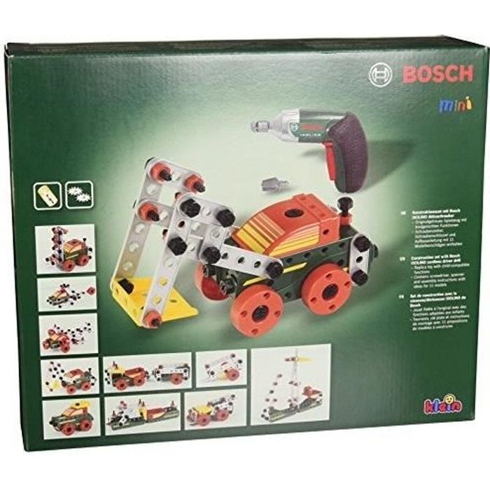 Klein 8497 Jeu de construction Set de construction Bosch avec visseuse Ixolino
