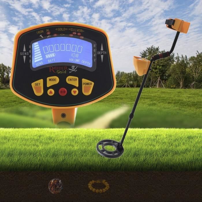 MD-3010II Détecteur de métaux Gold Digger Light Hunter Outils de recherche sensibles en profondeur