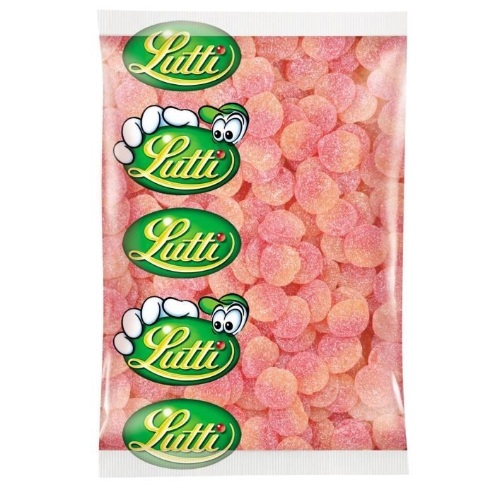 LUTTI Bonbons acidulés Pêche Fizz - 3 kg