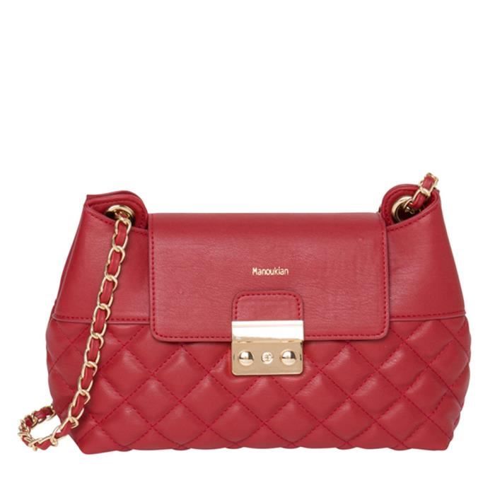 Sac à main Rouge Femme Manoukian Diva