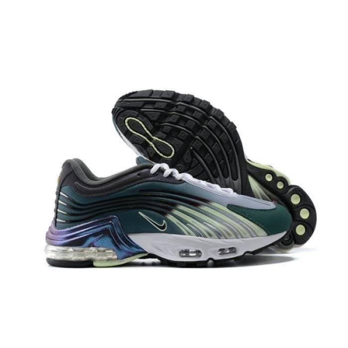 Baskets Plus TN 2 Homme Chaussures Entraînement de Sport Vert Gris