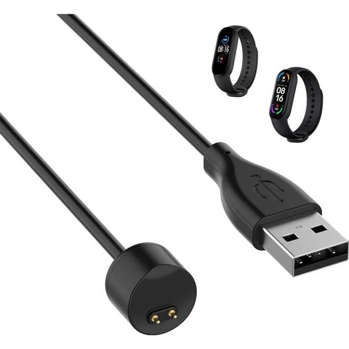 Chargeur Compatible avec Xiaomi Mi Band 5 - Xiaomi Mi Band 6 - Cable USB Remplacement Adaptateur Charge Montre Phonillico®