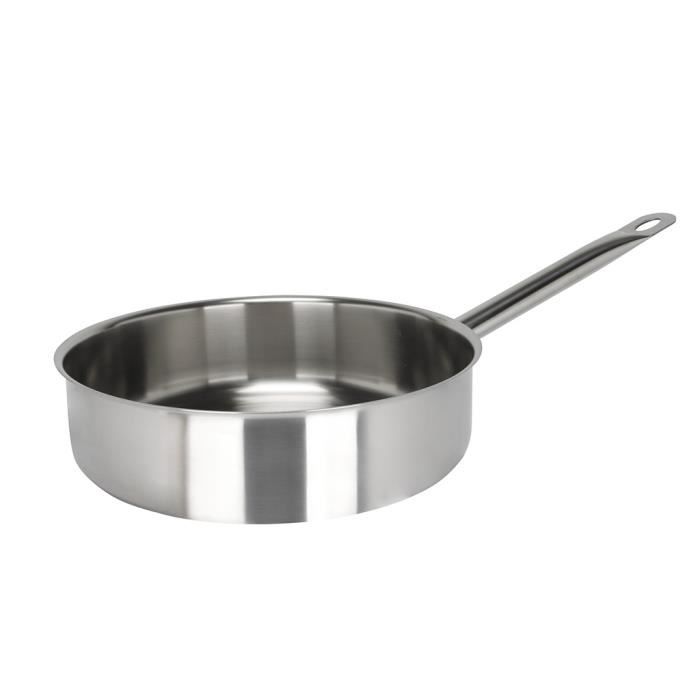 SITRAM Sauteuse PROFESSIONNELLE - 711843 - 3L inox - Tous feux dont induction
