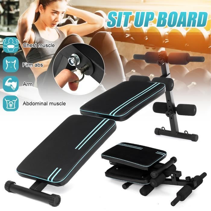 Banc de musculation souple abdominaux et dorsaux - Banc d'entraînement 50x12.2x24.2