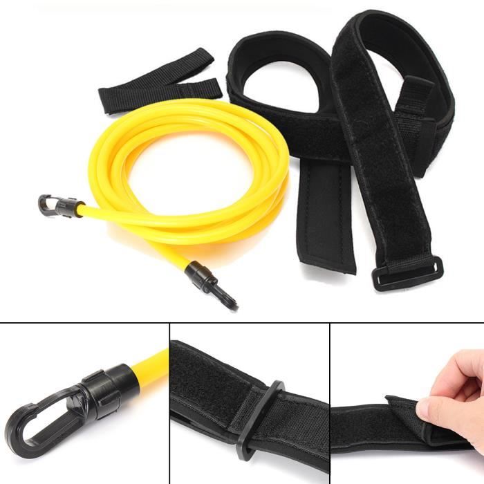 TEMPSA 4m Entraînement Ceinture Sécurité Attache Pour Saut à l'élastique Natation Résistance