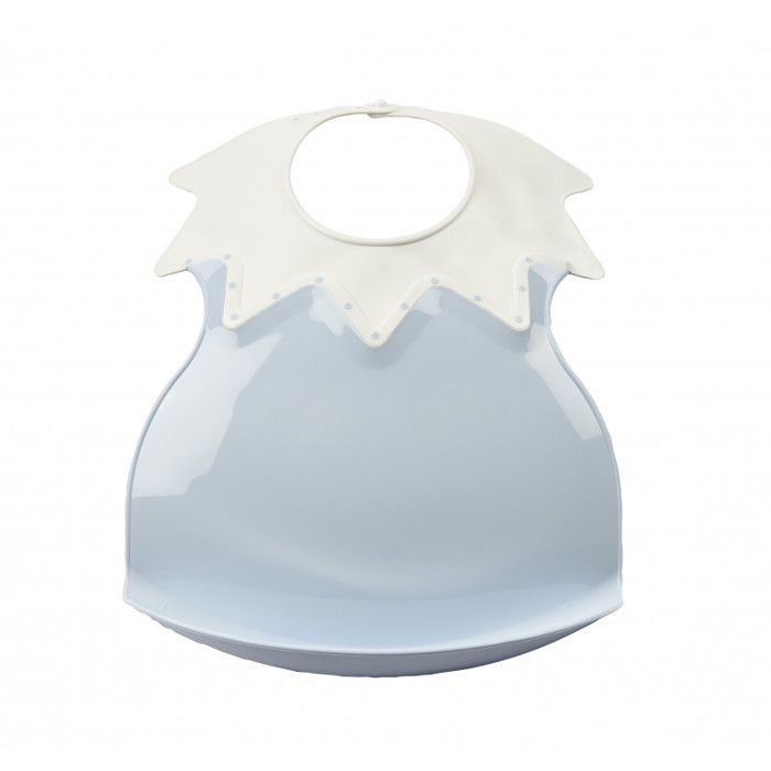 THERMOBABY Bavoir arlequin - Fleur bleue