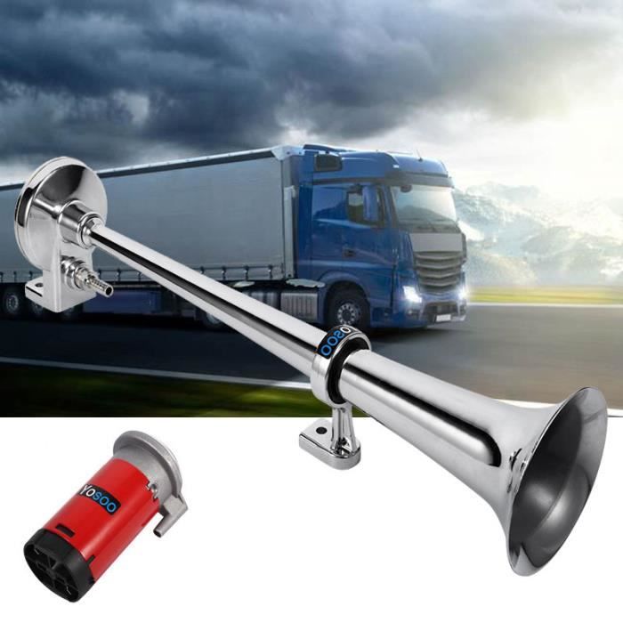 Klaxon de voiture 12V Corne d'air avec compresseur pour Voiture, camion