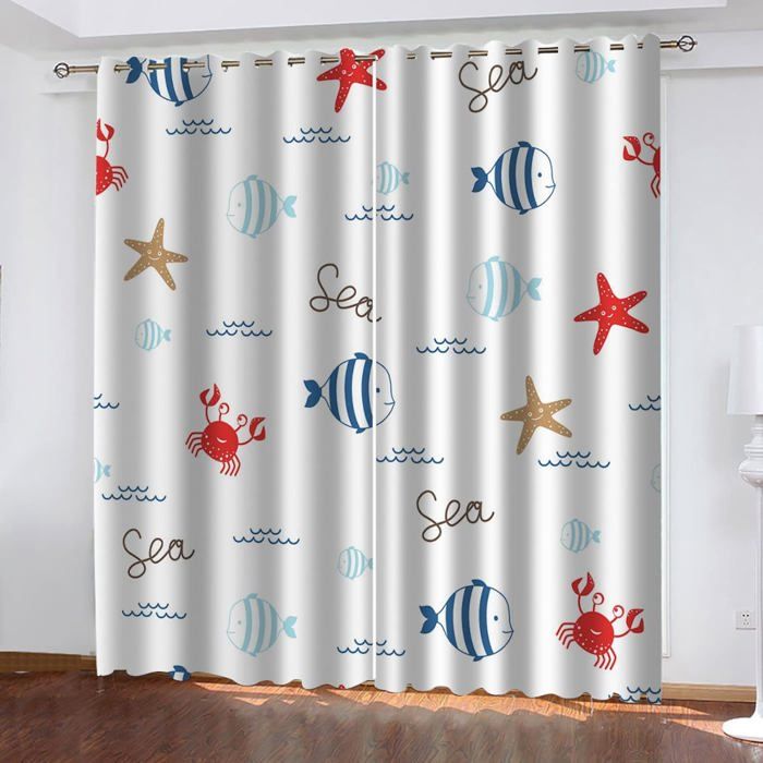 Rideau Occultant Pour Chambre D'enfant Et Fille Garçon - 140 X 145 Cm