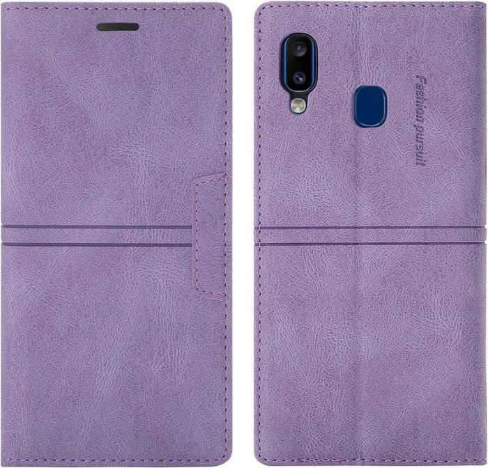 Coque pour Samsung Galaxy A20e Adsorption Magnétique Étui Antichoc Fort