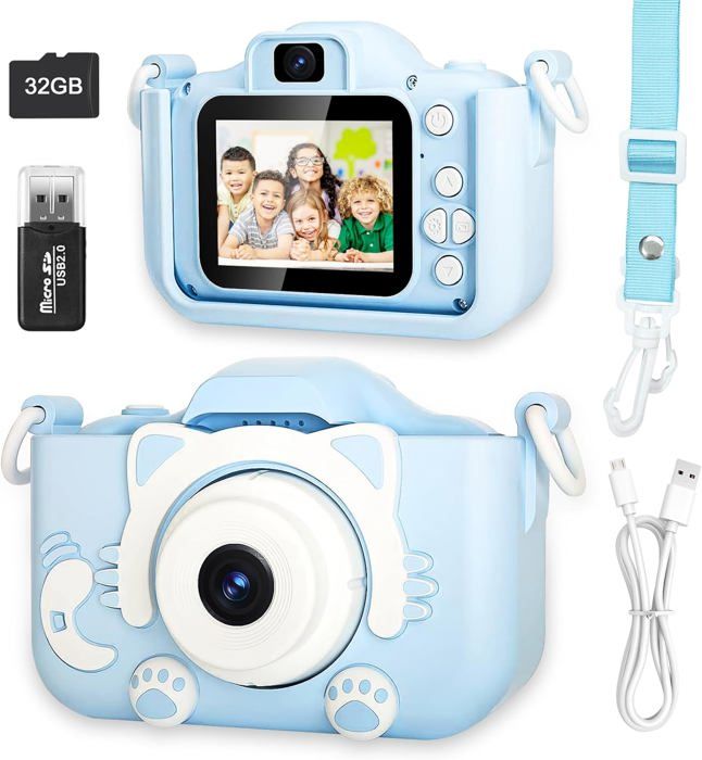 Canal Toys - Appareil Photo Instantané Enfant - Selfie & Caméra Vidéo - 4 Rouleaux De Papier D'Impression Pour 250 Photos - Cadeau Pour Garçon & Fille - Dès 8 Ans - Clk 001 Reconditionné
