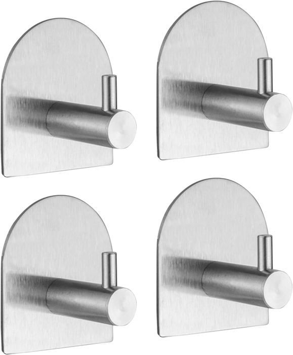 Lot De 4 Porte-Torchons Adhésifs En Forme D'Ours - Pour Cuisine, Salle De Bain - Installation Sans Percage