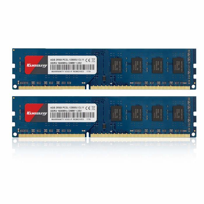 Mémoire PC Portable Kuesuny 4 Go (2x2 Go) DDR2-667 MHz SODIMM - PC2-5300S