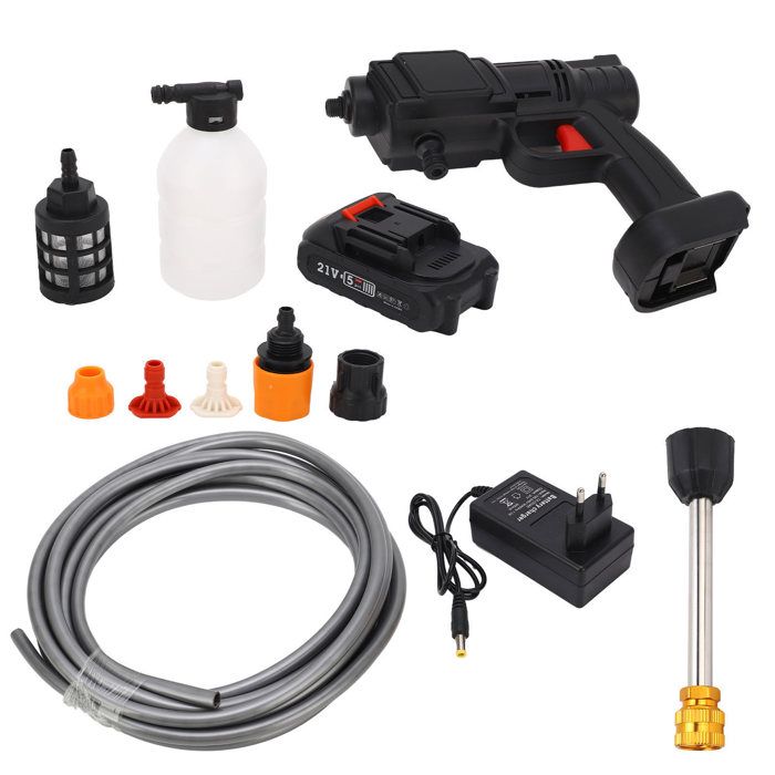 Nettoyeur à Pression Électrique Portable Sans Fil Venteo - 40 Bar Idéal Voiture Jardin Mobilier
