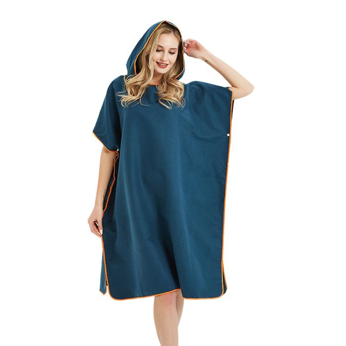 Meilleurs prix pour Serviette Poncho Hiturbo en microfibre pour le surf peignoir avec capuche pour la natation la plongée en apnée la plage