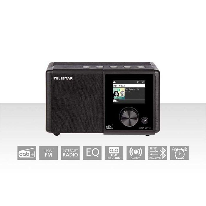 TELESTAR Radio Internet DIRA M11i+ Compact Multifunction Radio EWF DAB+ / FM / Internet / Bluetooth