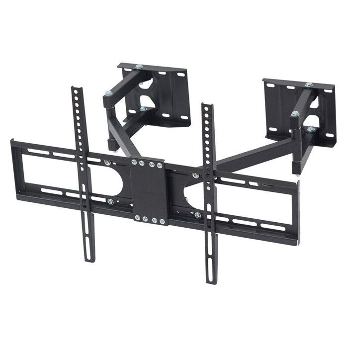 Support TV Mural Angle - Support TV Mural pour Écrans 32-65 Pouces - Inclinable et Orientable - Charge Max 35kg VESA Max 400x600mm