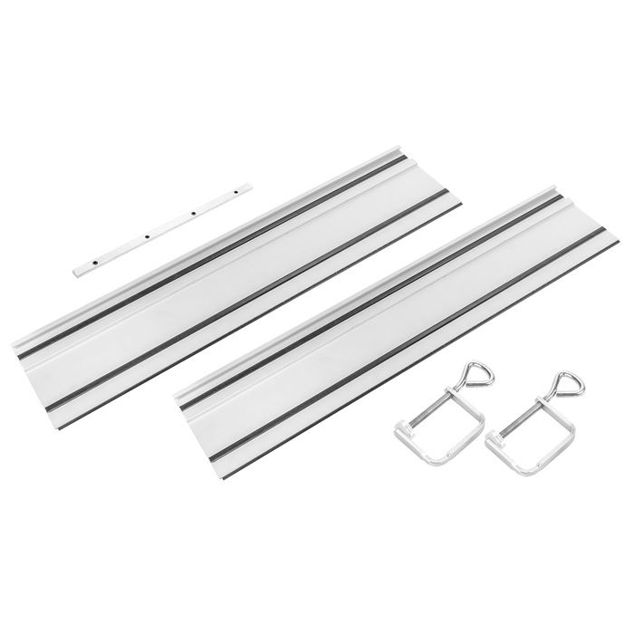 Rails de guidage 2 x 700 mm connecteur 2 pinces