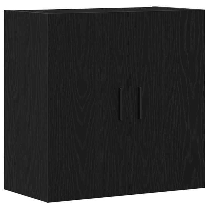 ESTINK® Armoire murale suspendue - buffet haut - Chêne noir 60x31x60 cm Bois d’ingénierie @@4606