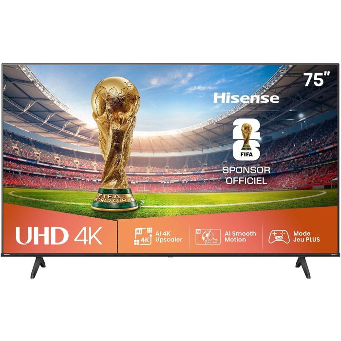 TV LED Hisense 4K UHD 75A6Q 189 cm 2025 - vue 7