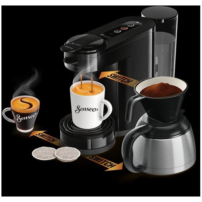 Senseo Machine Box Machine à café - SENSEO - Switch HD6594/60 - Thermos inox - TripleBrew ...