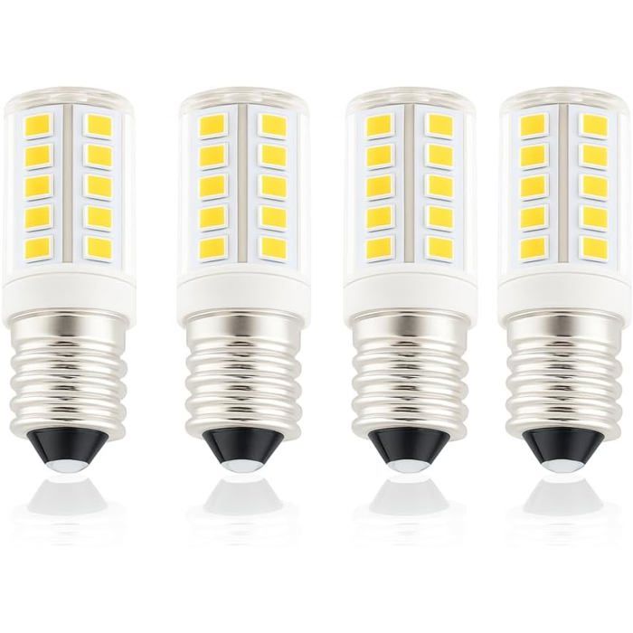 Ampoule LED E14 - ESTAMPILLE - 3W - Équivalent 40W - 300 lm - Blanc chaud 3000K - Non dimmable - Base en céramique