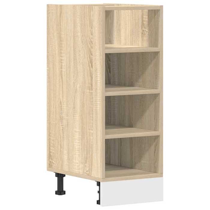 Soldes FlottantsSupport pour cuisine 1 PCS - Cabinet/Meuble bas de cuisine - Riga Chêne Sonoma 30 x 44 5 x 81 5 cm Bois dingéni