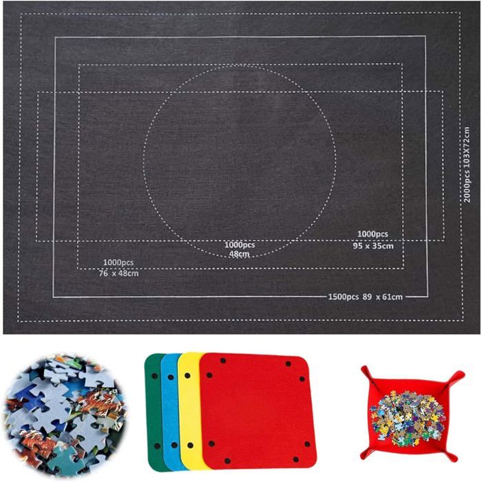 Tapis de Puzzles - 300 à 3000 Pièces - Jig & Puz Tapis de Puzzles - 300 à 3000 Pièces - Jig & Puz