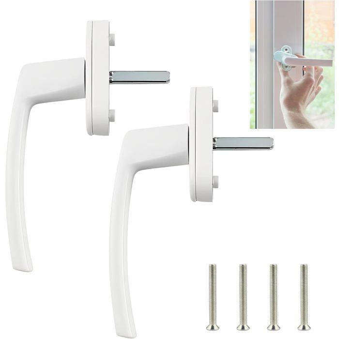 Poignee Pvc 2PCS, Poignée de Fenêtre en Alliage d'Aluminium — free download