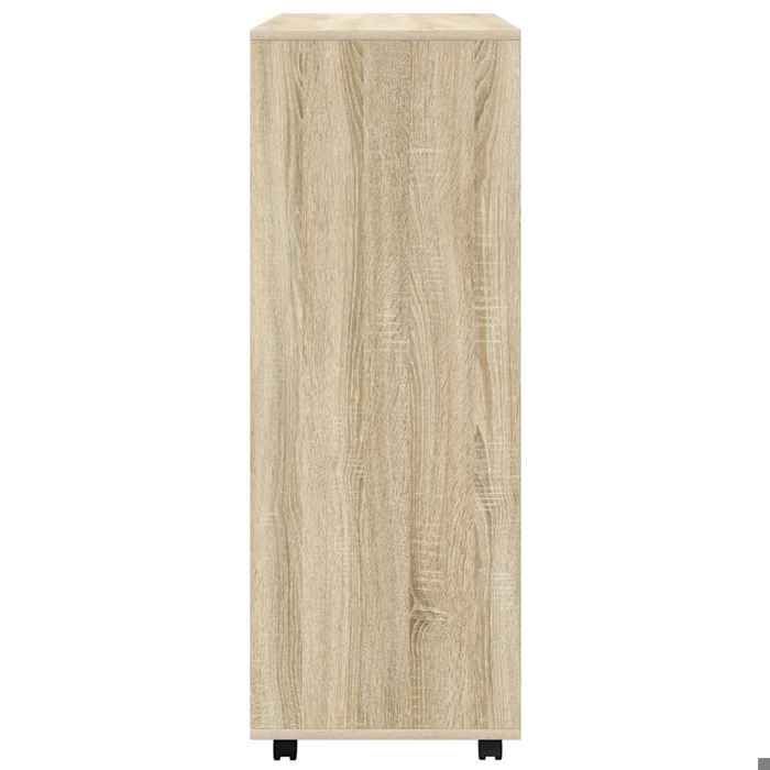 (86460)Moderne Garde-robe - VIDAXL - bois dingénierie - robe pratique - chêne sonoma - robuste - 80x40x110 cm 940zbj73s8712