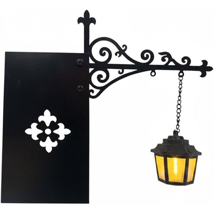 Lanterne De Bibliothèque Décorative Pour Bibliothèque Veilleuse Led Chaude Lampe DÉtagère Miniature Lampe Vintage En Bois