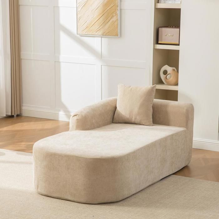 Canapé modulaire - KOMHTOM - Modulaire - Chenille - Mousse 30D - Confort nuageux Canapé modulaire - KOMHTOM - Modulaire - Chenille - Mousse 30D - Confort nuageux