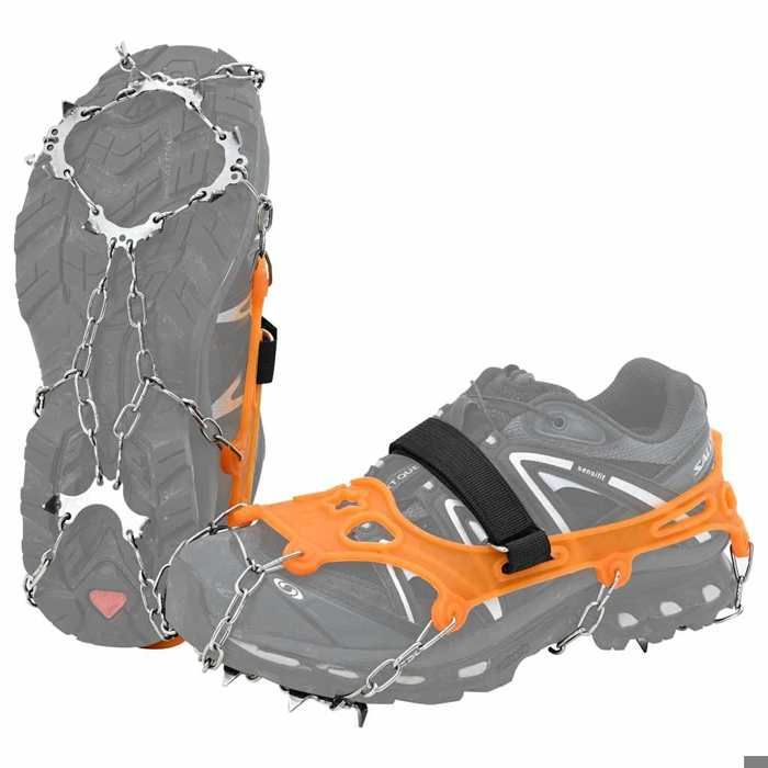 CHIC Crampons pour Chaussures Orange L en Acier inoxydable pour Jardin et Terrasse_5368 CHIC Crampons pour Chaussures Orange L en Acier inoxydable pour Jardin et Terrasse_5368