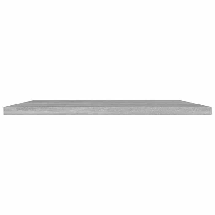 Panneaux de bibliothèque 4 pcs - montage simplifié - gris béton bois d’ingénierie EE926