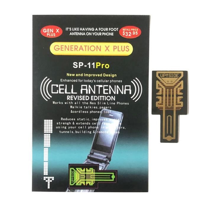 5 Autocollants Amplificateur De Signal Téléphone - Améliore La Réception Réseau - Compatible Multimarques - Portable Et Facile à Poser - 8
