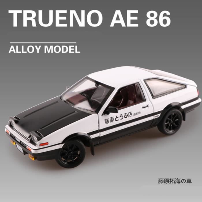Jouet Miniature Toyota 86 En Alliage (échelle 1:36) - Voiture De Collection Pour Enfants, Couleur Blanche, Année 2024