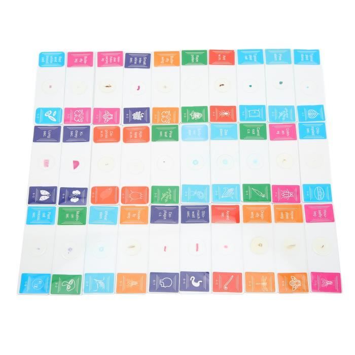 Akozon Boîte De Rangement Diapositives Microscope 50 Pièces - Coffret Bois Pour Lames Préparées
