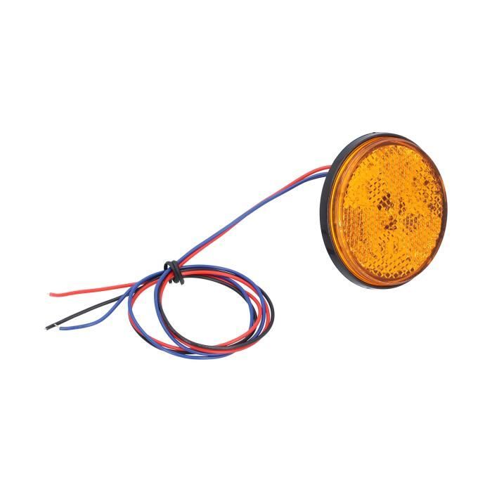 Feu Arrière LED Pour Moto 12V - Clignotant Et Feu De Frein Intégré, Support Plaque D'immatriculation - Universel, Noir/rouge, 17,2 X 24,4 Cm - 2