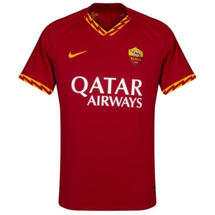 T-shirt de football AS Roma Maillot Match Home Vapor 2019/20 - Nike - Rouge - Taille M