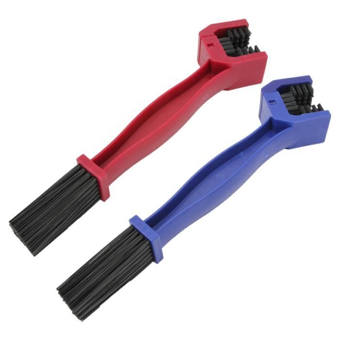 Brosse De Nettoyage de Cha/îne de Moto Nettoyeur de Cha/îne 3 R/ésistants Poils
