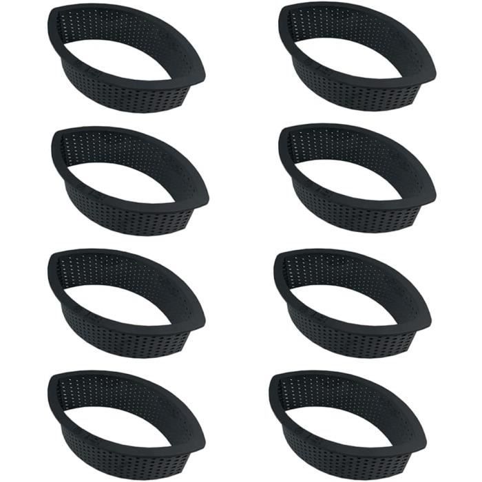 8 Pièces Tarte à Anneau De Cercle De Mousse, Moules à Gâteau En Forme De Tartelette Rond, Utilisé Pour Faire De La Mousse