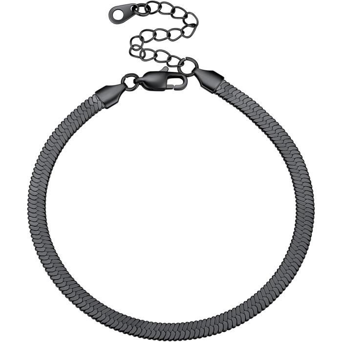 Chaîne De Cheville Plaqué Or - Bijou Pied Ajustable 20-27cm | Fille Femme Style Plage Été