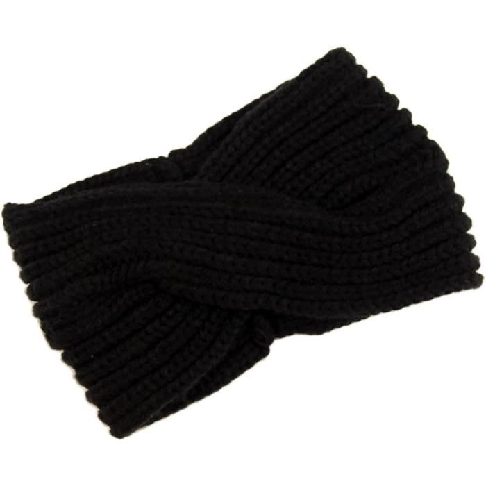 Lot de 5 bandeaux en tricot pour femme - Bandeau chaud en tricot torsadé -  Turban - Chauffe-oreilles - Accessoires pour cheveux pour femmes et filles  : : Beauté