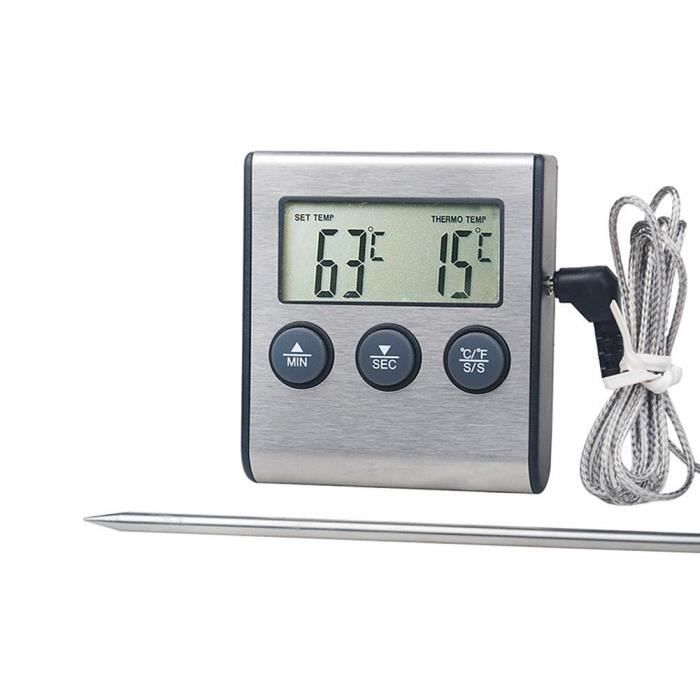Cikonielf Thermomètre digital Thermomètre Électrique Numérique