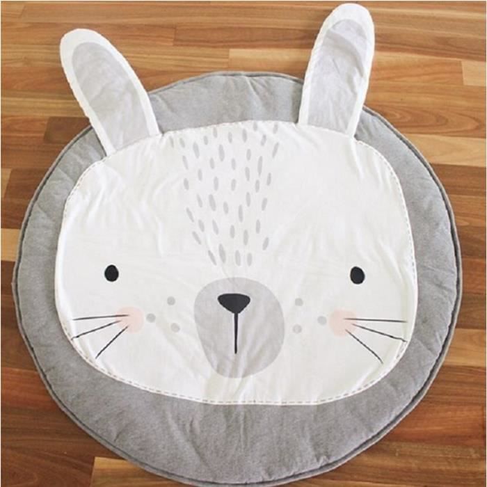 Bebe Enfants Kawaii Dessin Anime Lapin Tapis D Eveil Rond Moquette Tapis De Sol Cdiscount Pret A Porter