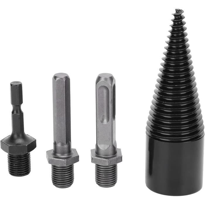 Fendeur à Bois Manuel - Coin Fendeur Robustes Pour Petit Bois - Cheminée, Poêle, Pizza - Acier Et Silicone