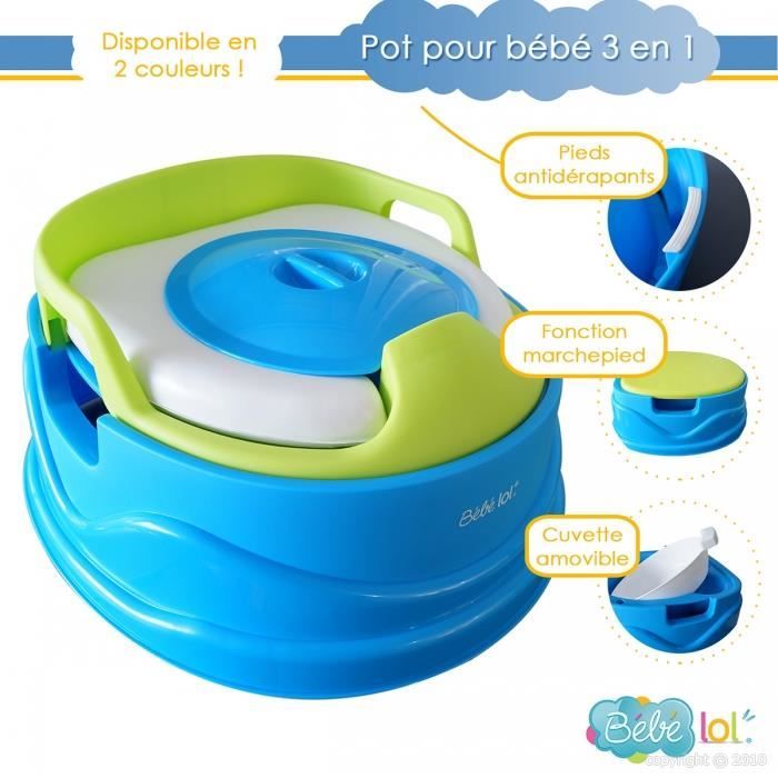 Pot Evolutif Pour Bebe 3 En 1 Bebelol Bleu Cdiscount Puericulture Eveil Bebe Pot Evolutif Pour Bebe 3 En 1 Bebelol Bleu Cdiscount Puericulture Eveil Bebe