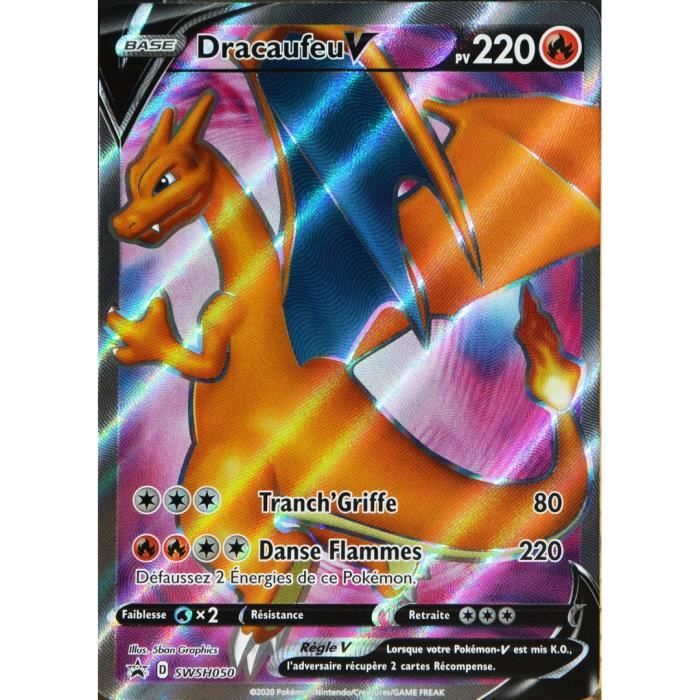 Carte Pokemon Swsh050 Dracaufeu V 2 Pv Full Art Promo Neuf Fr Cdiscount Jeux Jouets Carte Pokemon Swsh050 Dracaufeu V 2 Pv Full Art Promo Neuf Fr Cdiscount Jeux Jouets