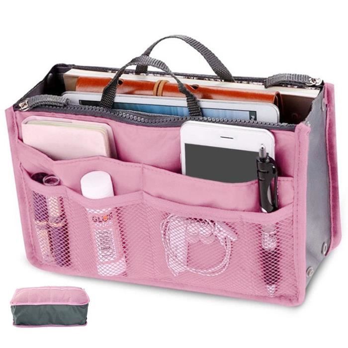 Organiseur de voyage rose Sac /à main cosm/étique