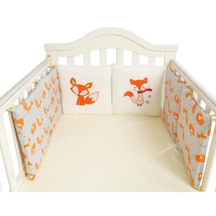 Tour De Lit Bebe Protection Literie Enfant Coussin 30 30cm 6pcs Fox Achat Vente Tour De Lit Bebe Soldes Sur Cdiscount Des Le Janvier Cdiscount