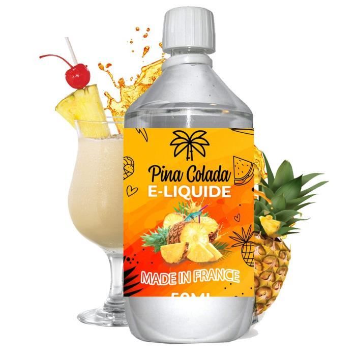 E liquide Pina Colada - 1 l - 50/50 PG/VG - 1 000 ML - Rhum Coco Ananas -  Cdiscount Au quotidien